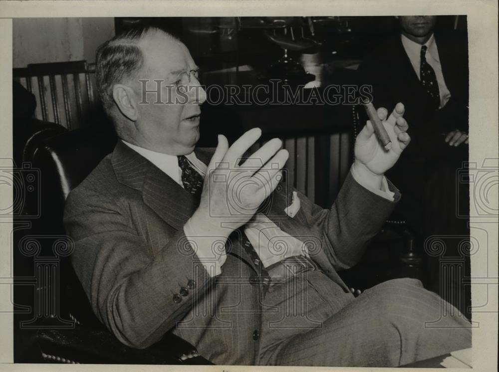1941 Press Photo Secretary of the Navy Frank Knox in Washington DC - nee84011 - Historic Images
