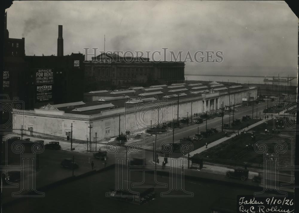 1928 Press Photo Public Hall Annex insured for $125,000; Cost City $16,700 - Historic Images