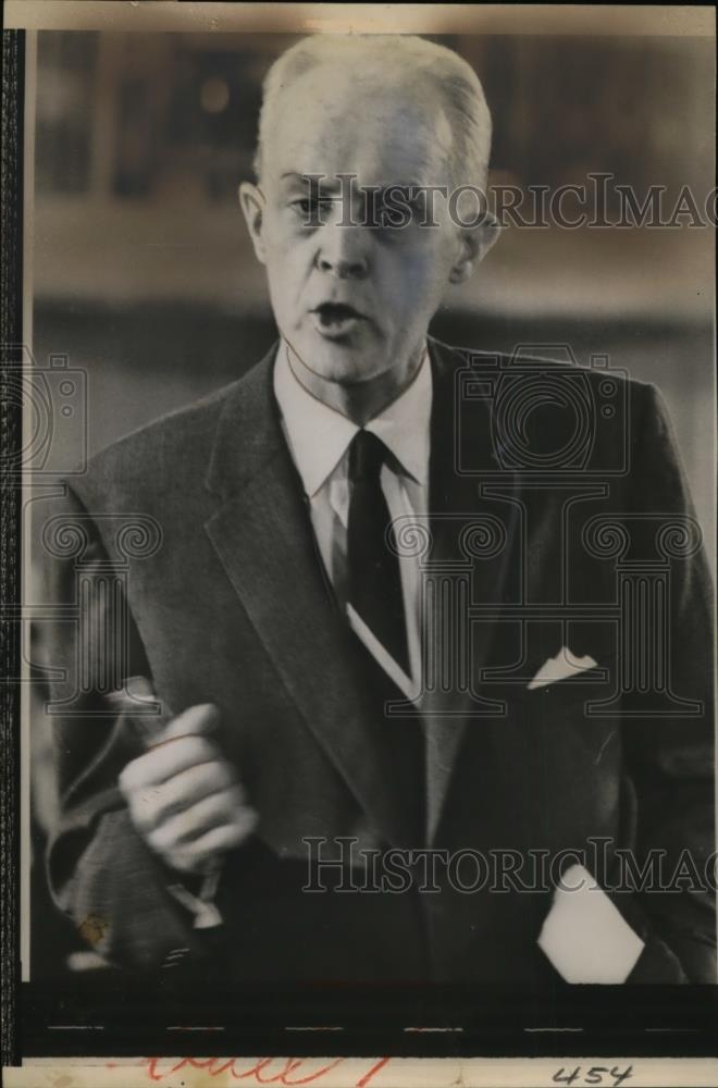 1960 Press Photo Paul Butler Chairman of Democratic Nationall Committee - Historic Images