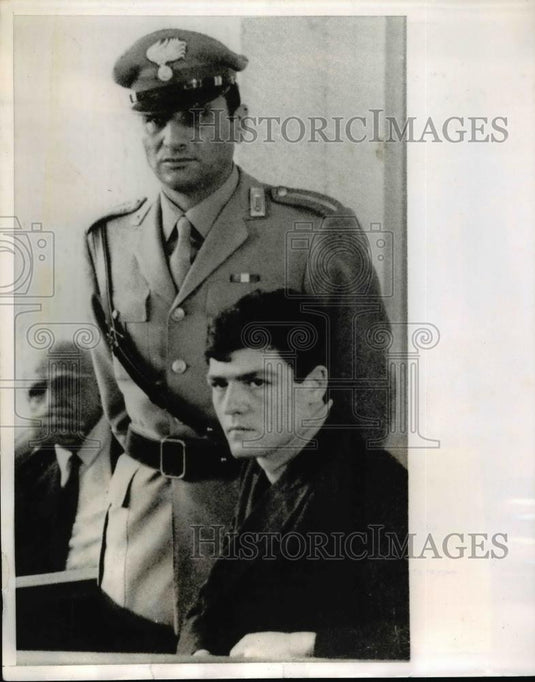 1970 Press Photo Raffaele Minichiello Italian-American hijacked a TWA Jetliner - Historic Images