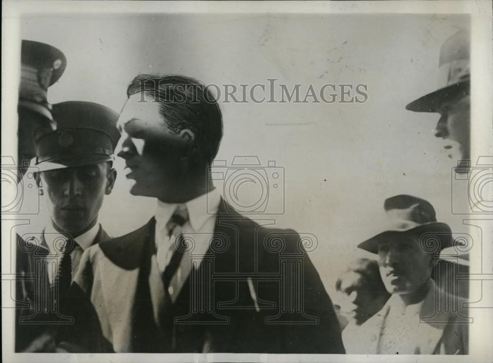 1931 Press Photo Daniel Flores shot President Ortiz Rubio of Mexico - nee87179 - Historic Images