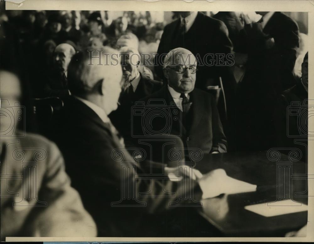 1929 Press Photo William Butler testifies at Senate Teapot Dome committee - Historic Images