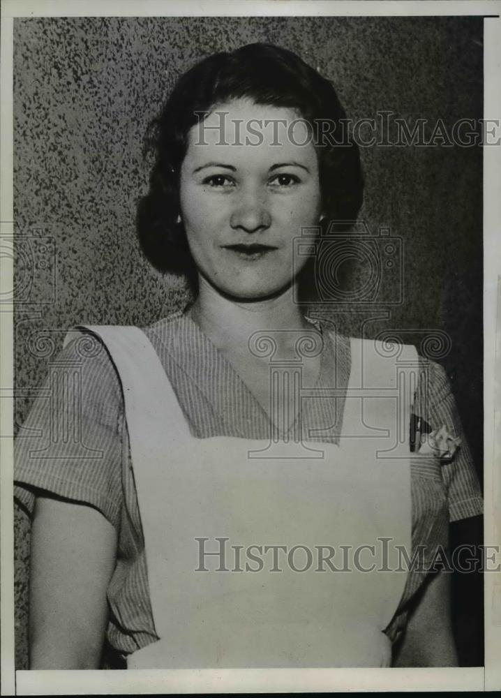 1935 Press Photo Betty Baerwald witness in Bremer Kidnap Trial - nee86120 - Historic Images