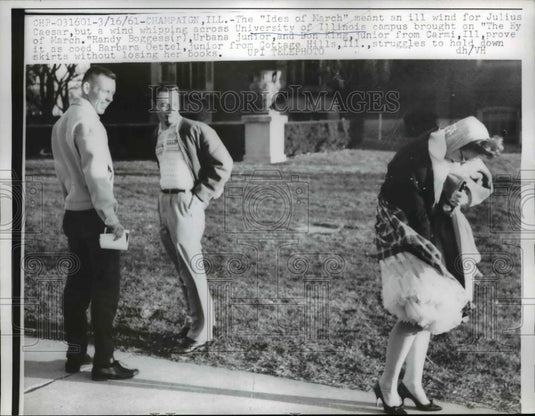 1961 Press Photo University of Illinois, Randy Boggess,Don King & Barb Oettel - Historic Images
