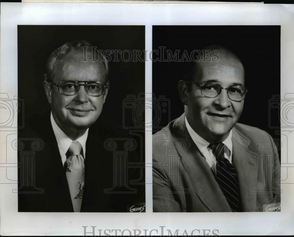 1977 Press Photo Equitabe Life Assurance Society Elmer Schindler,RA Regan Jr - Historic Images