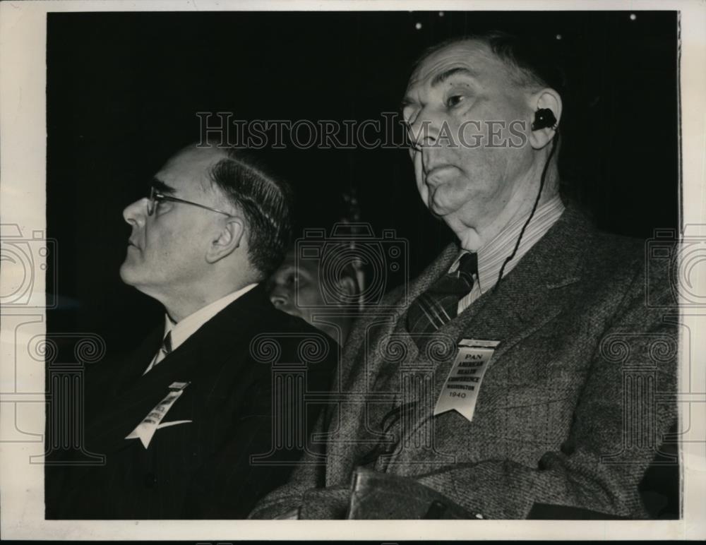 1940 Press Photo 4th Pan American conference Dr Juan Spangeberg of Argentina - Historic Images