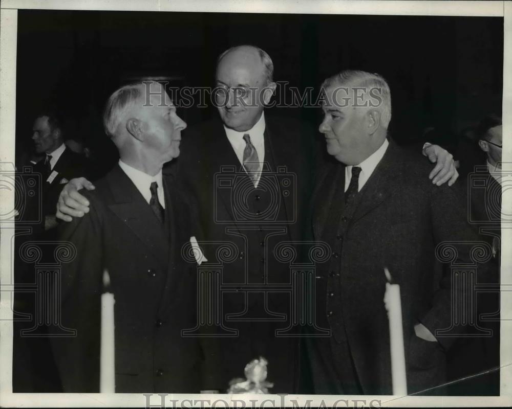 1934 Press Photo Attorney General Cummings, Scott Loflin American Bar Assn - Historic Images