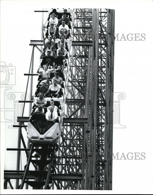 1992 Press Photo Richard Kinzel rides the Magnum - cva82811 - Historic Images