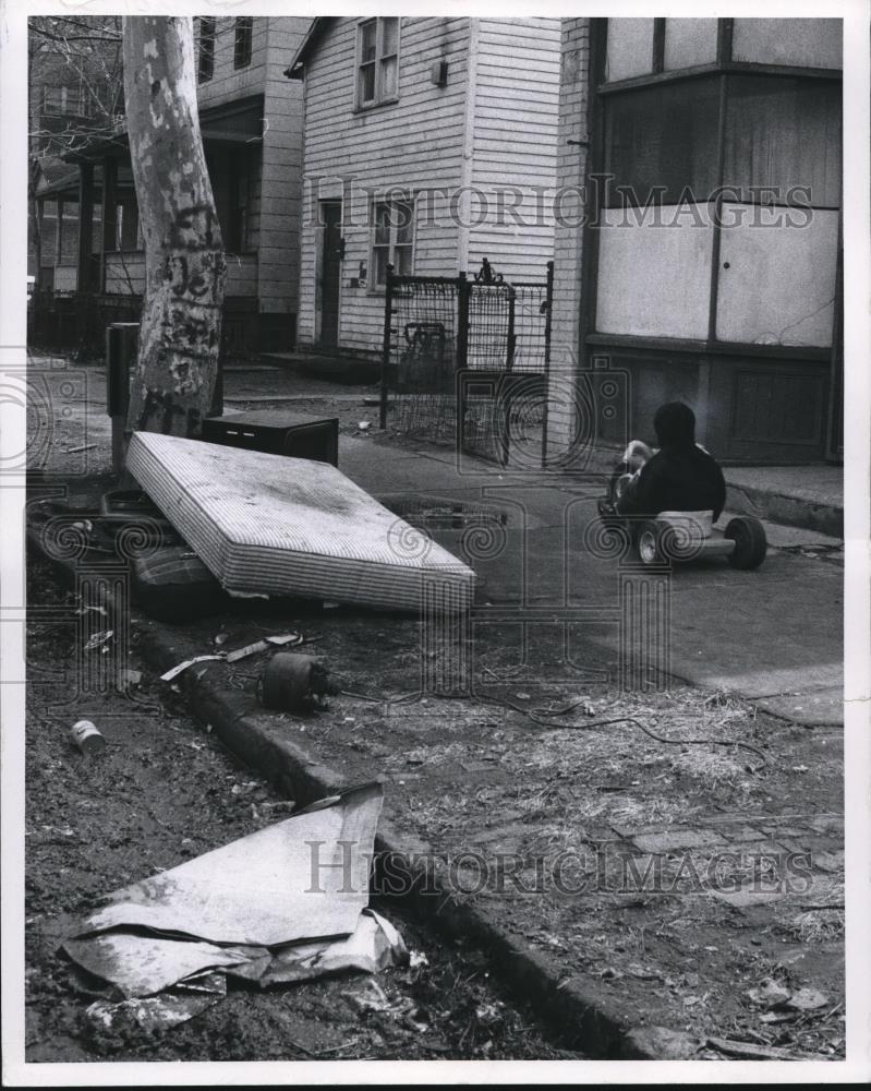1970 Press Photo Race Track for Tots along Rubbish Jay Avenue - cva77812 - Historic Images
