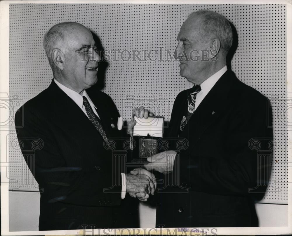 1962 Press Photo Senator Herbert Lehman of NY & Justice Meier Stainbrink - Historic Images