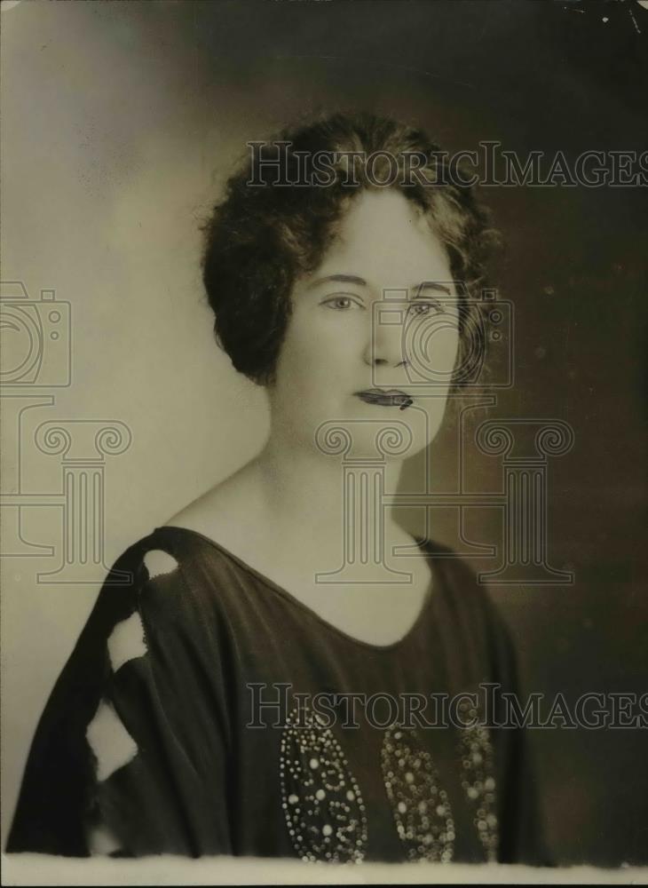 1924 Press Photo Mrs Florence Sebastian of Cleveland Ohio - nee86180 - Historic Images