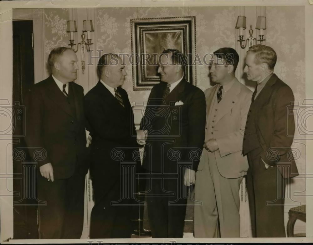 1936 Press Photo American Turf Alliance meeting in NYC,Edwin Brown - nee84522 - Historic Images