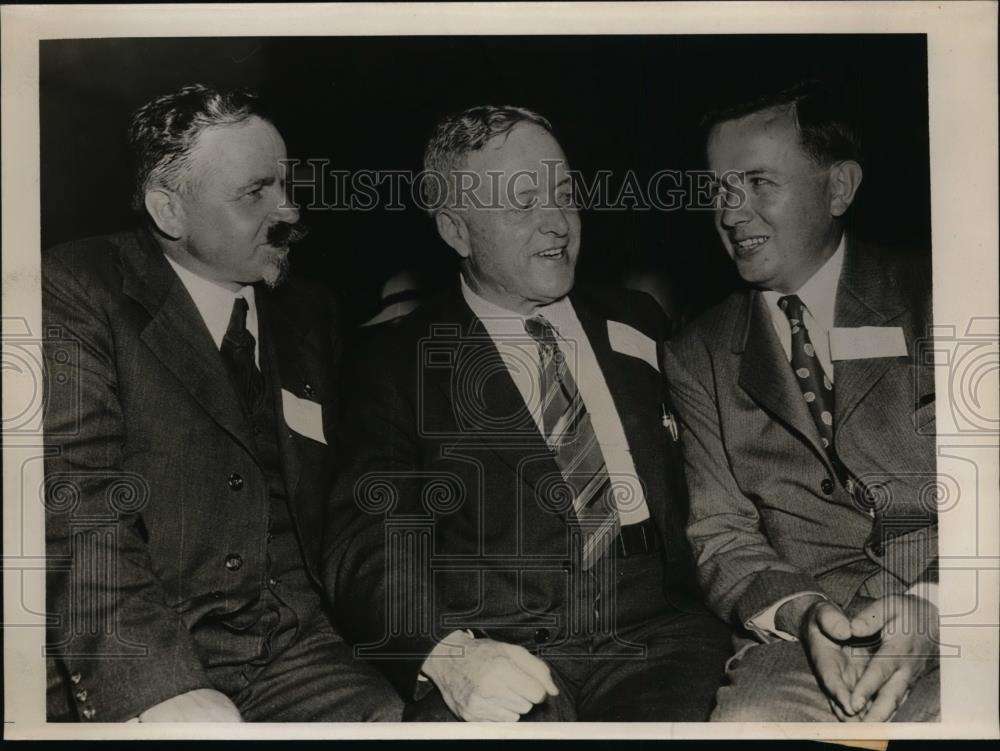 1939 Press Photo Baptist Alliance Exec Committee in Atlanta GA, L Miska - Historic Images