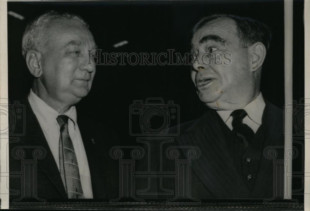 1959 Press Photo Rep Joseph Martin & Rep Charles Halleck - nee86430 - Historic Images