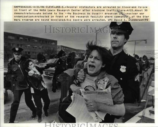 1986 Press Photo Demonstrations at NASA Lewis Research Center - cva75384 - Historic Images