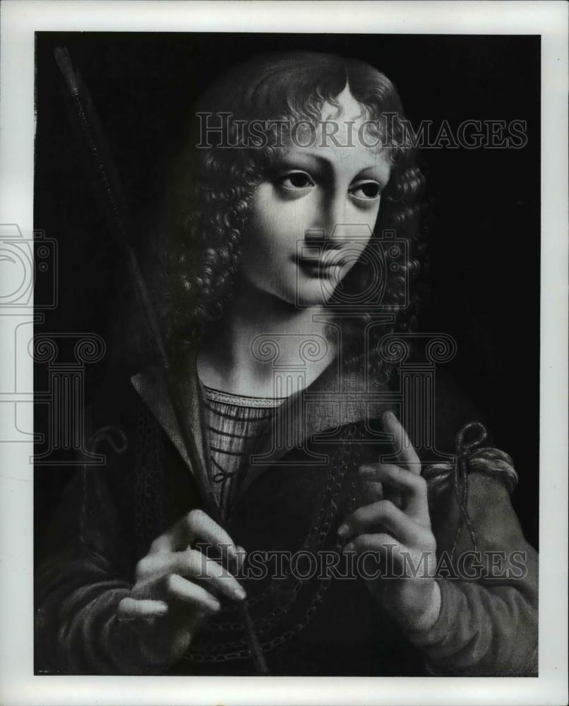 1987 Press Photo Portrait of a Youth as Saint Sebastian - cva90779 - Historic Images