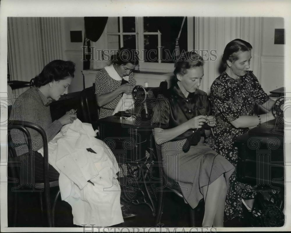 1939 Press Photo SC Red Cross HQ, Countess Reina Lascocka, Mrs S Boncesco - Historic Images