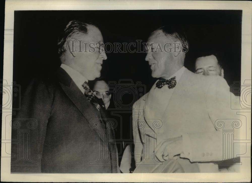 1939 Press Photo Senators Warren Austin of Vt & Charles McNary of Oregon - Historic Images