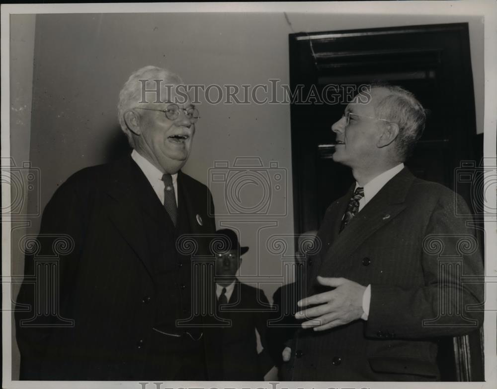 1936 Press Photo Gov. Alfred Landon And Senator John Townsend - nee85027 - Historic Images