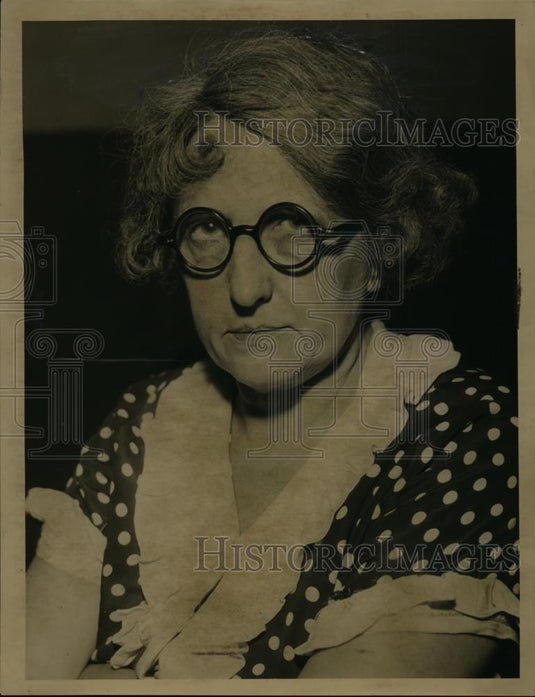 1934 Press Photo Miss Eva Brown involved in a Cleveland Ohio shooting - Historic Images
