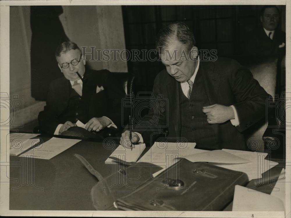 1933 Press Photo Interstate Commerce Commissioner Joseph Eastman - nee87137 - Historic Images