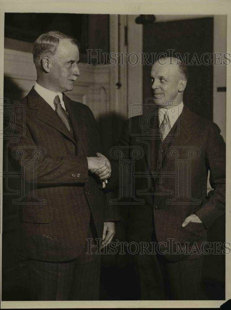 1932 Press Photo Washington Square College at NYU Dean Marshall Brown - Historic Images