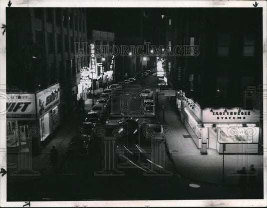 1964 Press Photo Looking West from 9th St - cva94897 - Historic Images