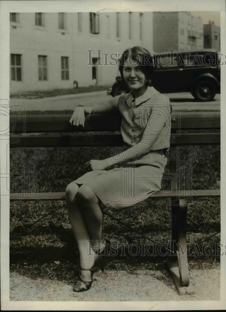 1930 Press Photo Mrs Herbert Kelso nee Mary Thomas arrested in Newark - Historic Images