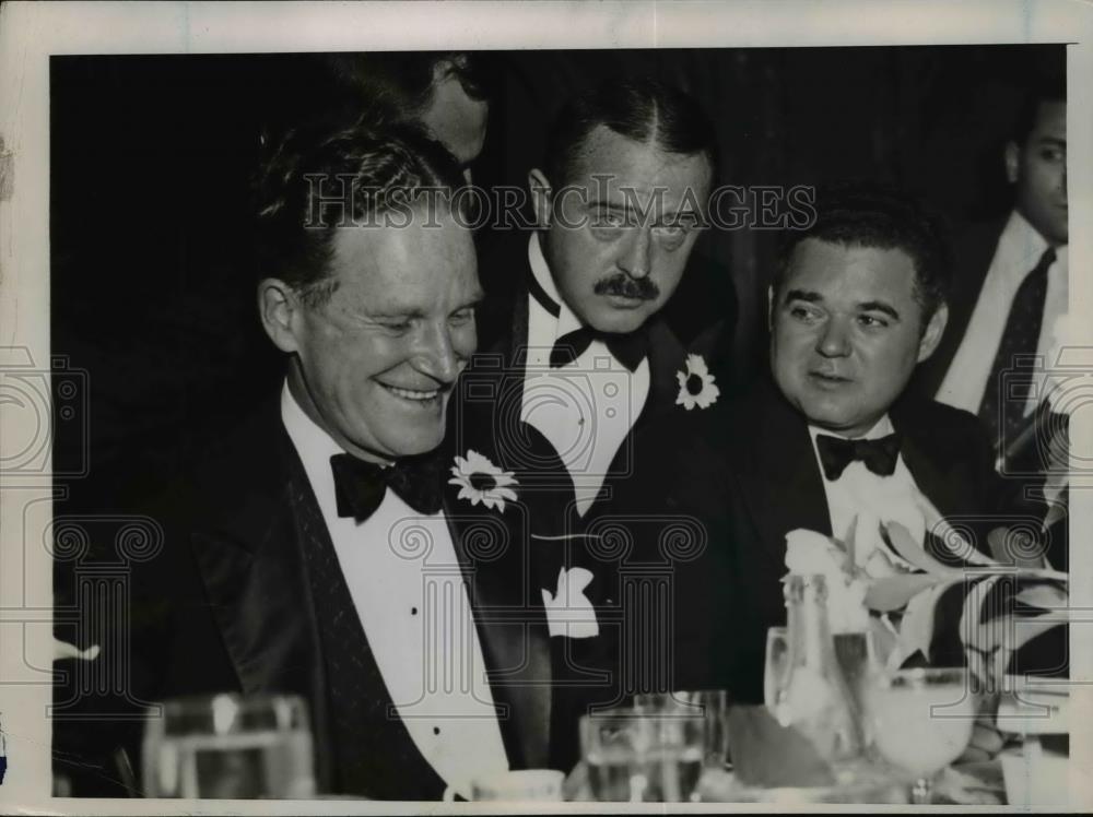 1936 Press Photo GOP Committee chairman John Hamilton, Kenneth Simpson - Historic Images