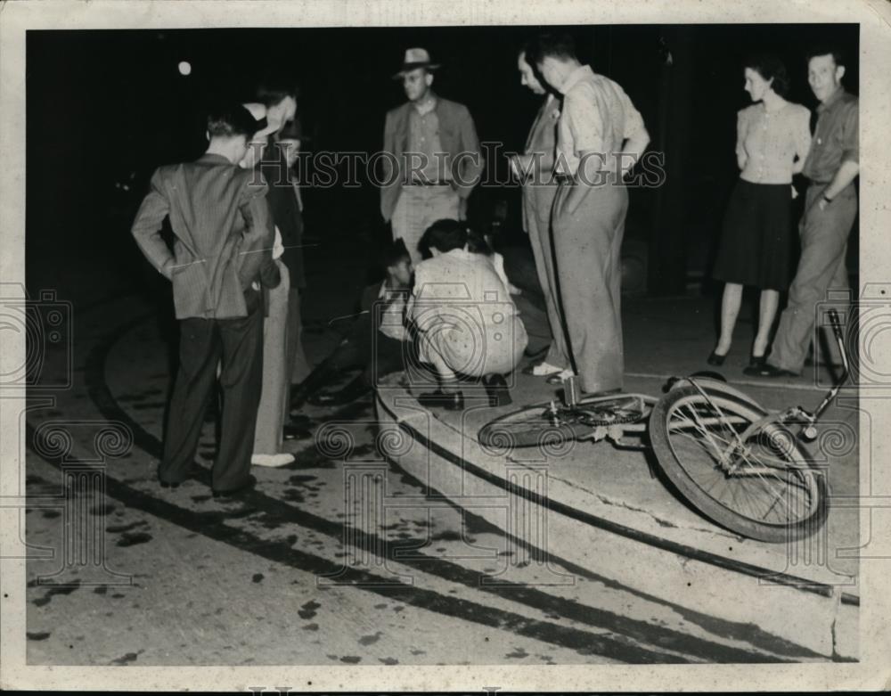 1941 Press Photo Kansas City delivery boy killed in auto accident in Missouri - Historic Images