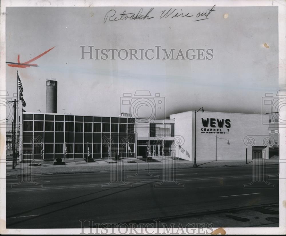 1958 Press Photo WEWS Channel 5  - cva83034 - Historic Images