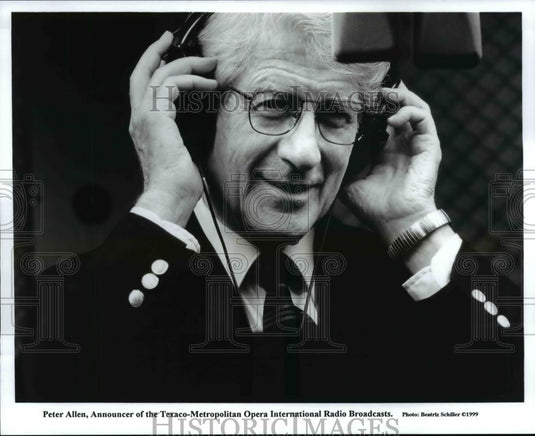 2000 Press Photo Peter Allen, announcer of the Texaco  - cva97182 - Historic Images