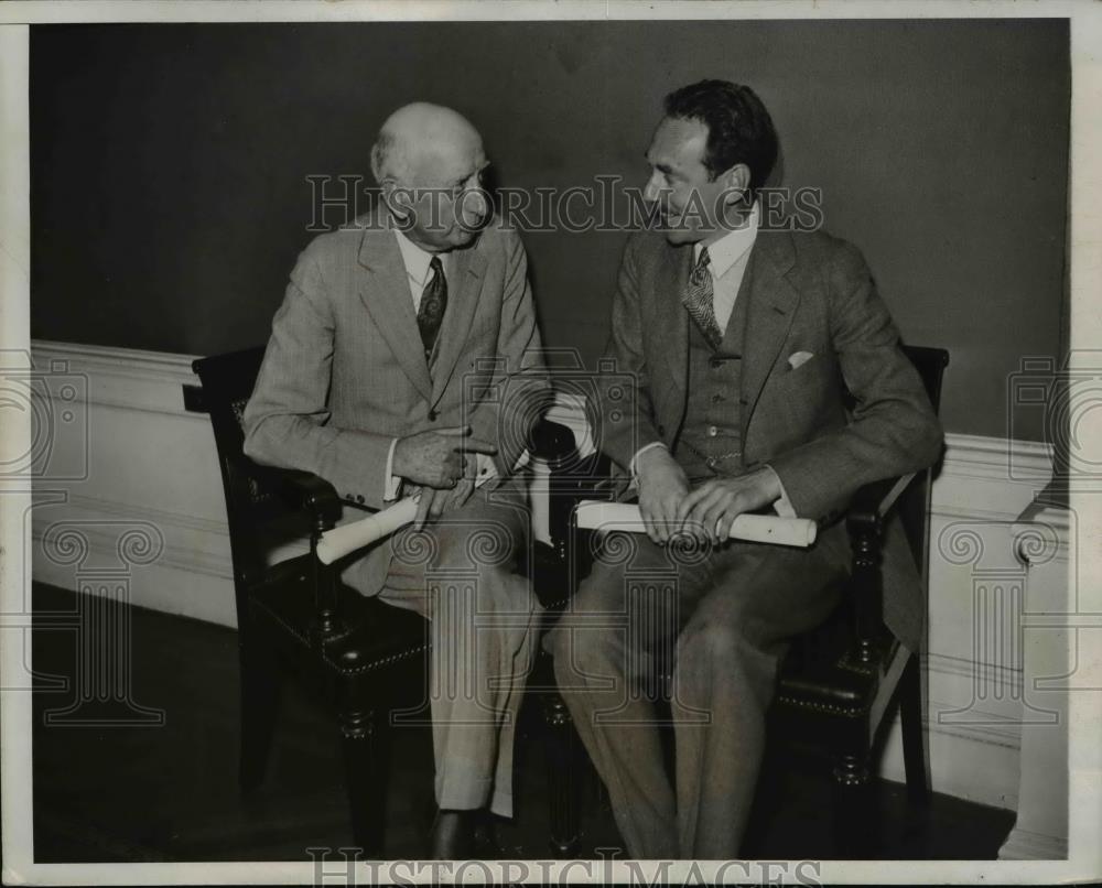1933 Press Photo Eugene R Black Governor of Federal Reserve Board - nee84194 - Historic Images
