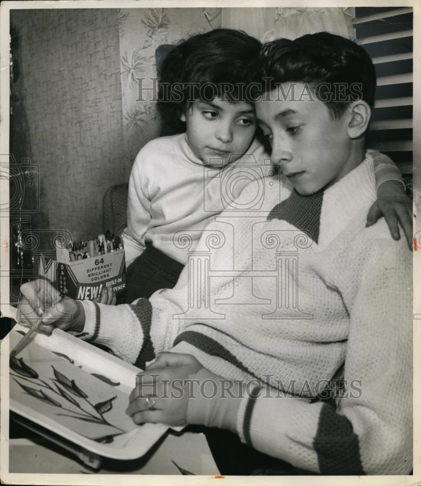 1962 Press Photo Patricia &amp; John Batz Cleveland Ohio children - nee87726 - Historic Images