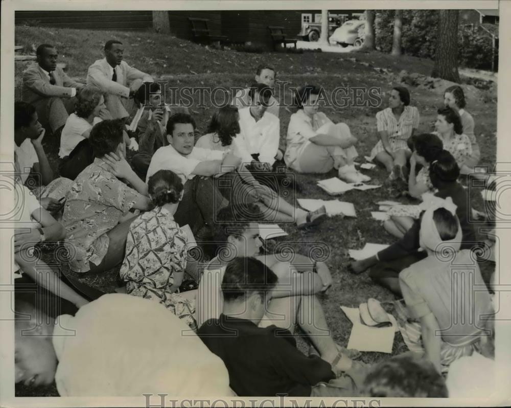 1940 Press Photo 6th Annual American Youth Congress at Geneva Wisconsin - Historic Images