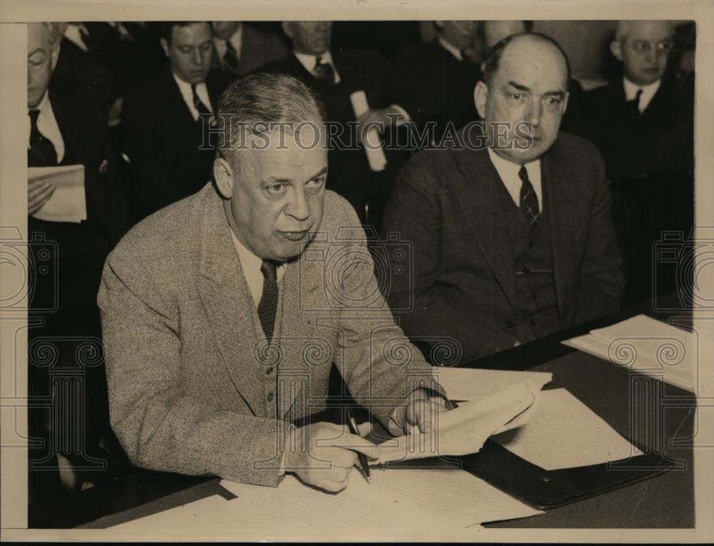 1938 Press Photo Interstate Commerce Commissioner Joseph Eastman - nee87133 - Historic Images