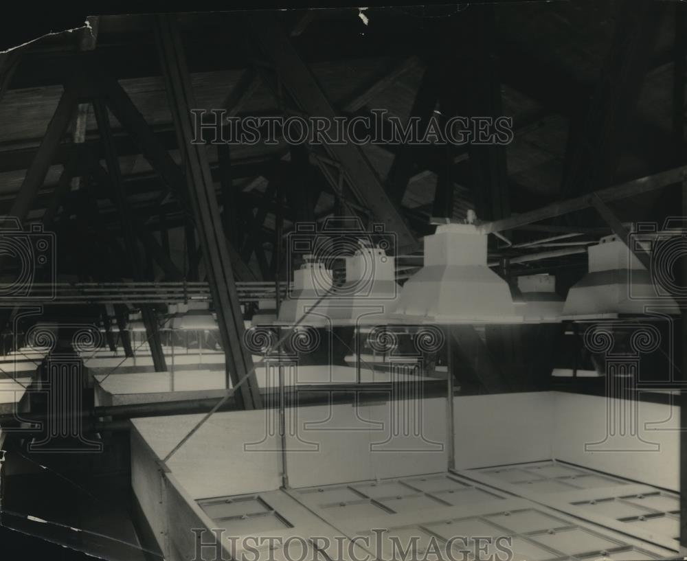 1922 Press Photo Ceiling lighting of Public Hall - cva86329 - Historic Images