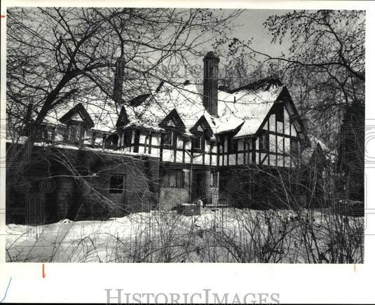 1980 Press Photo Wildwood Culture Center's exterior, Mentor Ohio - cvb03377 - Historic Images