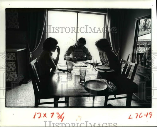 1980 Press Photo Bob Houston, son Dave and daugther Sue - cvb01887 - Historic Images