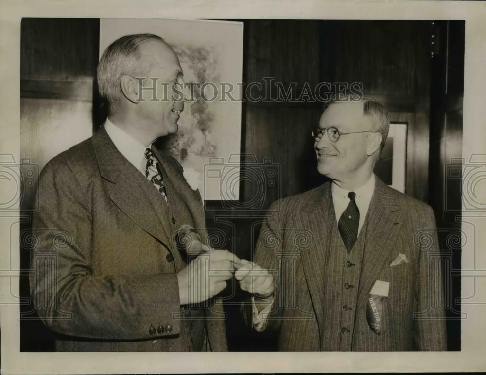 1937 Press Photo George H. Davies elected Pres. of the U.S. Chamber of Commerce. - Historic Images