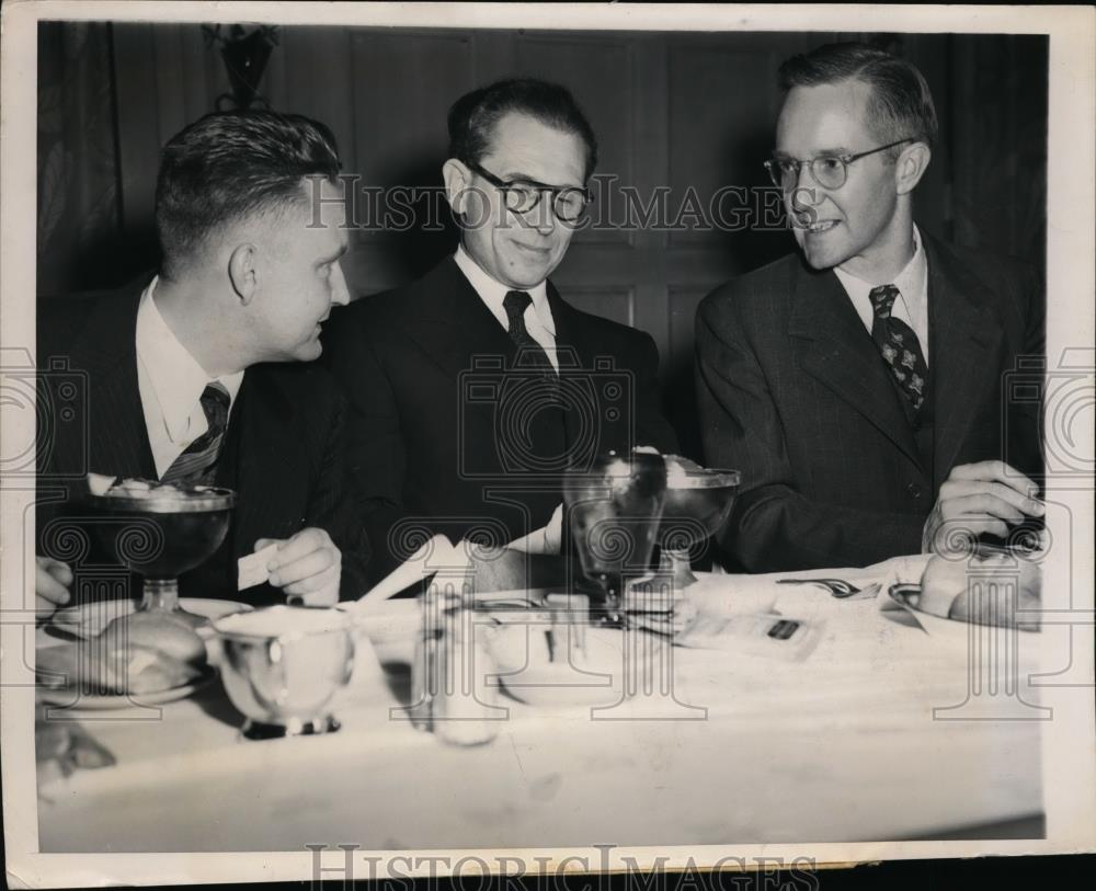 1949 Press Photo Alexander Panyushkin Russian ambassador to US in Chicago - Historic Images