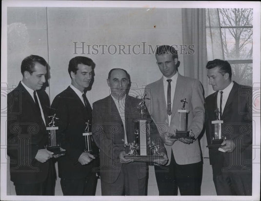 Press Photo Cleveland PD employees Jun Doren John Sheehan - cva75865 - Historic Images