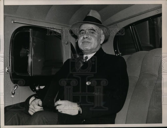 1937 Press Photo NY Governor Herbert Lehman at Governor's conference - nee87045 - Historic Images