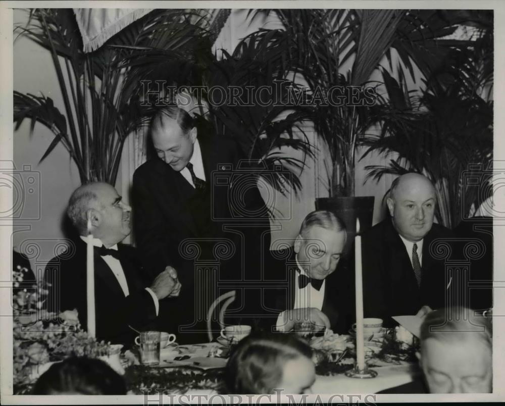 1938 Press Photo Gov. Herbert H.Lehman at Democratic State Committee Dinner - Historic Images