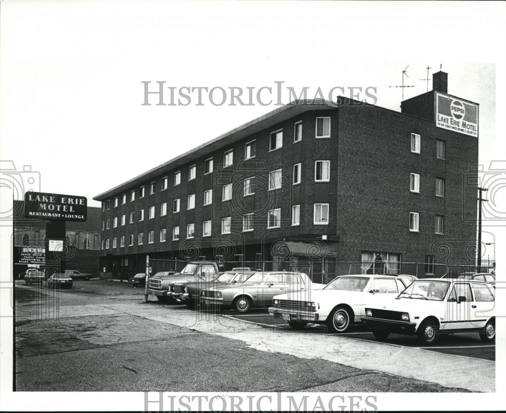 1986 Press Photo Lake Erie Motel  - cva87545 - Historic Images