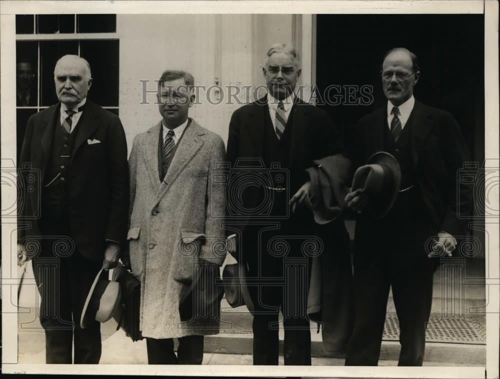 1926 Press Photo Md Chamber of Commerce RC Sharretts, Gov Al Ritchie, Sen Bruce - Historic Images