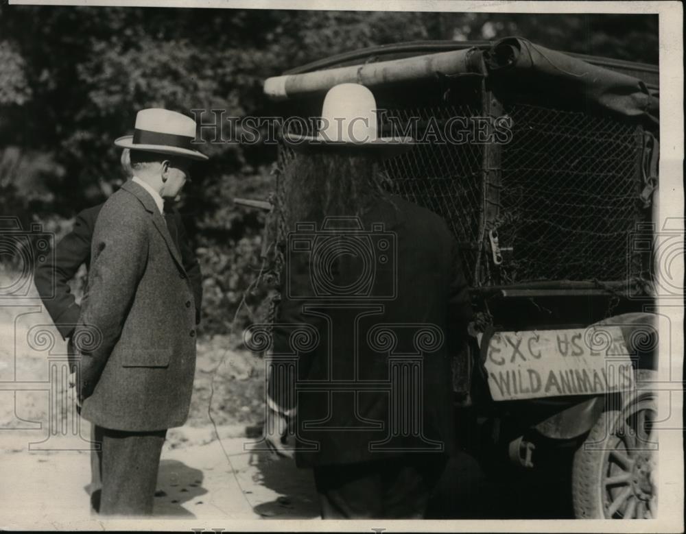 1923 Press Photo President Coolidge &amp; Bill Pearson of Nebraska - nee88995 - Historic Images