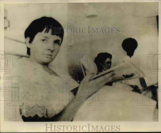 1968 Press Photo Mrs Sheila Ann Thoras mom of Britain's 1st sextuplets - Historic Images