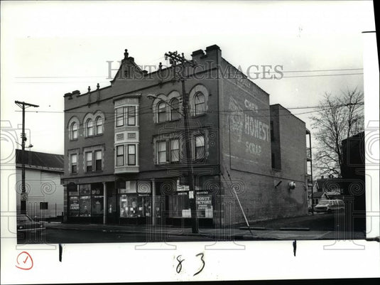 1991 Press Photo Father Panek Building - cva84439 - Historic Images