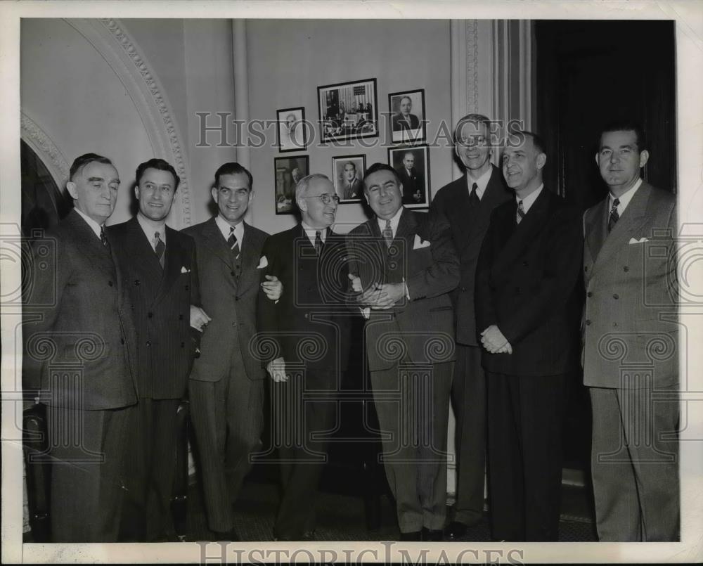 1945 Press Photo Democratic Senators at a Party at the Capitol. - nee84126 - Historic Images